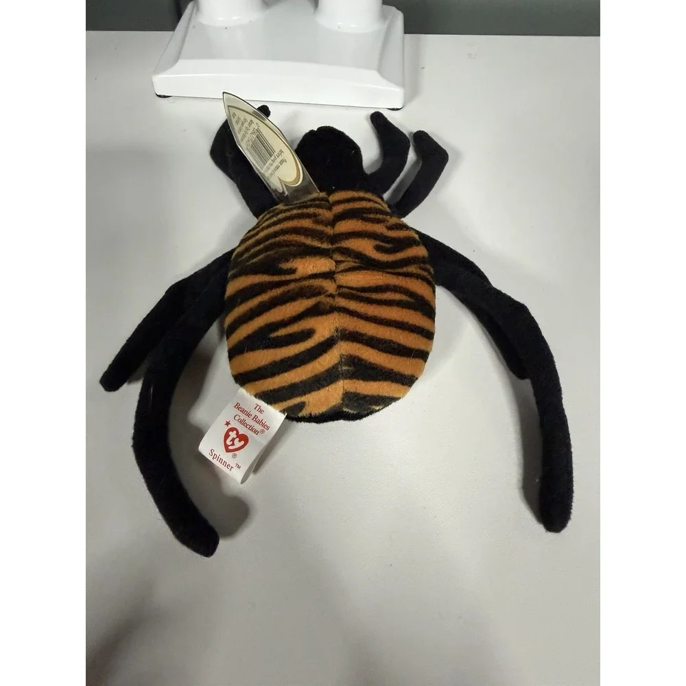 TY Beanie Baby - SPINNER the Spider (w/ Snort tush tag - ODDITY) B-1